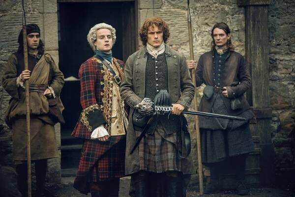 Andrew Gower, Sam Heughan - Cizinka - Střetnutí u Prestonpans - Z filmu
