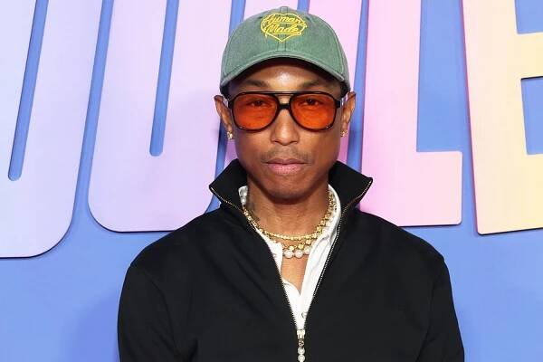 Pharrell Williams attends Doodles 'Dullsville And The Doodleverse' Premiere Event during TIFF on September 07, 2024 in Toronto, Ontario.