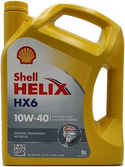Shell Helix HX6 10W-40 5 Liter 