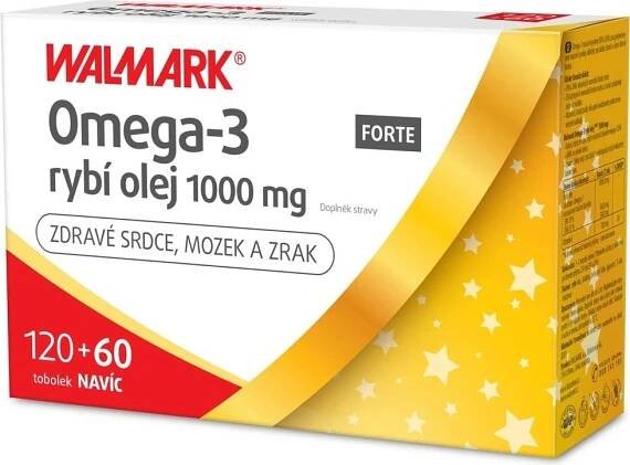 Walmark Omega 3 rybí olej 1000 mg 180 tablet