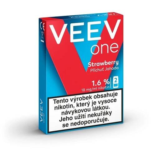 VEEV ONE náplň Strawberry 18mg - 2ks