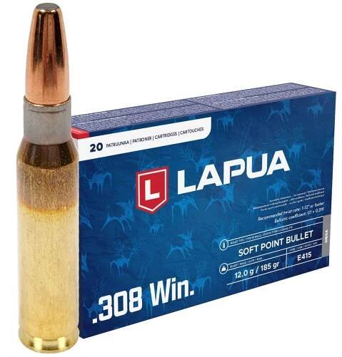 Náboj Lapua.308 Win MEGA, SP, 12,00 g, 185 gr