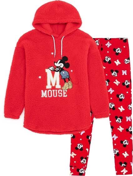 Mickey Mouse - dámské pyžamo NS6999 (S) (červená)
