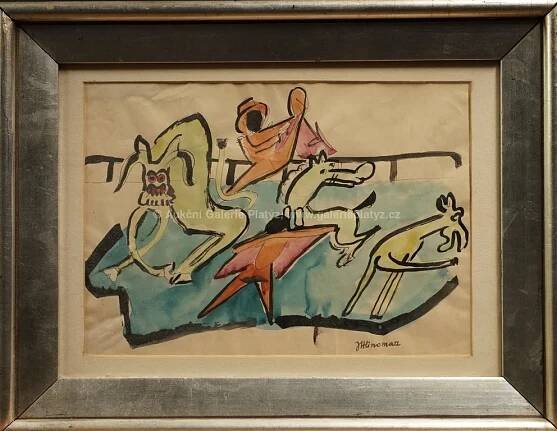 Josef Hlinomaz - V aréně - Aukční Galerie Platýz