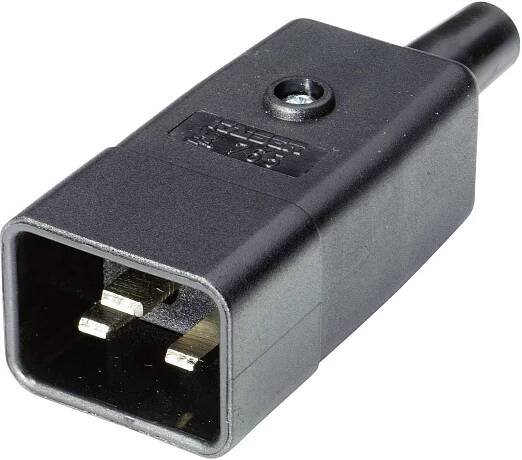 Martin Kaiser 765/sw/C IEC zástrčka C13/C14 765 zástrčka, rovná Počet kontaktů: 2 + PE 16 A černá 1 ks