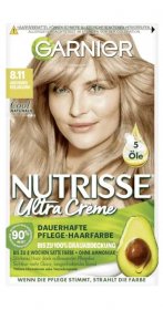 Garnier Nutrisse Ultra Creme Haarfarbe 8.11 Aschiges Hellblond, 1 Stk