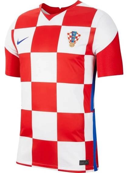 Dětské tričko Nike Chorvatsko Hrvatska Stadium CD1030-100 S 128-137 cm