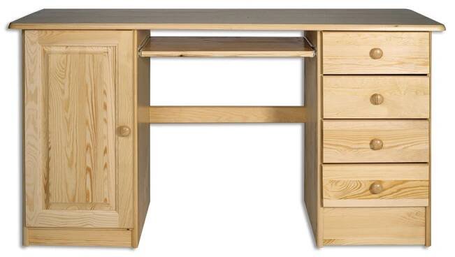 Schreibtisch aus Kiefernholz BR115 Roh