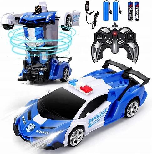 AUTO ROBOT TRANSFORM HRAČKA PRO CHLAPCE 1:18 2V1