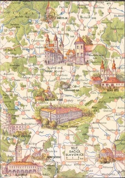 11D3703 Telč, Dačice, Slavonice | Aukro