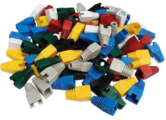 KRYTKA UTP RJ-45 bílá (s výřezem)