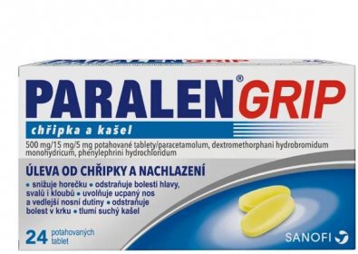 PARALEN GRIP Chřipka a kašel 24 tablet