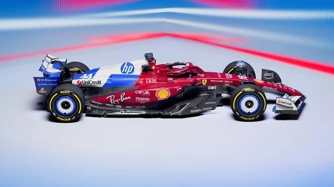 Ferrari představilo speciální lakování pro Miami: Červená s dotekem modré a bílé rozděluje fanoušky