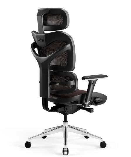 Kancelářská ergonomická židle Diablo V-Commander: Černo-Černý