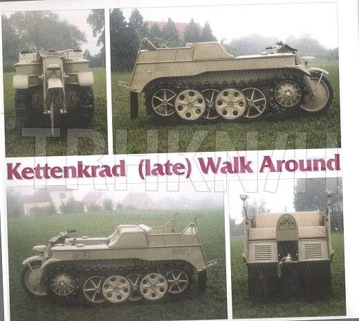 Kniha Kettenkrad in detail - NSU HK-101 Sd.Kfz.2 "Leichtes Ketten-Krad" in all production series : photo manual for modelers