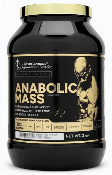 Gainer Fitness Authority Levrone Anabolic Mass 3 kg jahoda