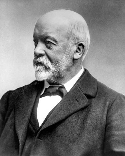 Gottlieb Daimler, Porträtaufnahme um 1890. (Fotosignatur der Mercedes-Benz Classic Archive: 19779)
