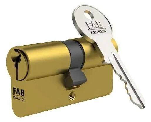 Assa Abloy FAB 2.00/D 30+35 3KL. MOSAZ (100)