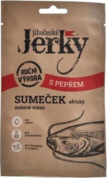 Jihočeské Jerky Sumeček africký s pepřem 15 g