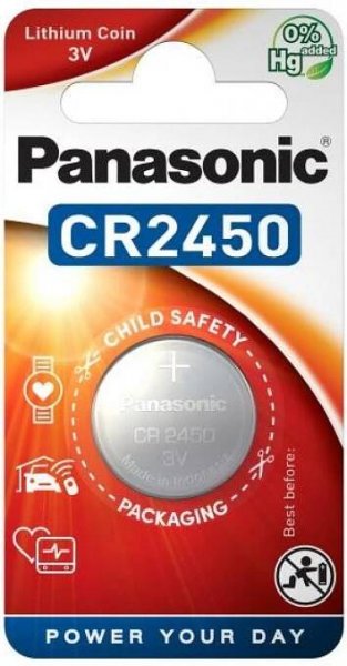 Panasonic CR2450 (knoflíková) lithiová baterie (1ks) - Smarty.cz