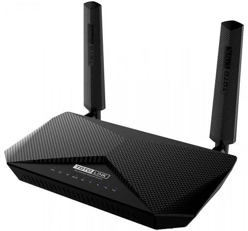 TOTOLINK LR1200 Router WiFi AC1200 Dual Band bezdrátový router Fast Ethernet Dvoupásmový (2,4 GHz / 5 GHz) 4G Černá (LR1200)