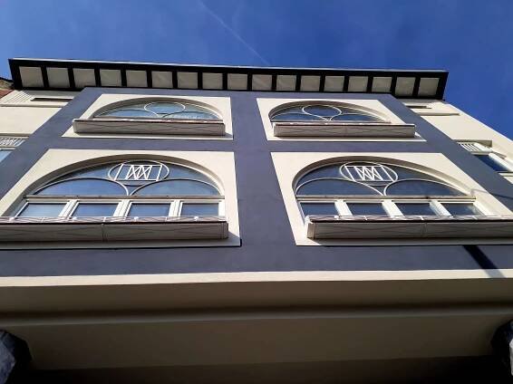 Obnova, oprava fasády BD Palackého, Brno