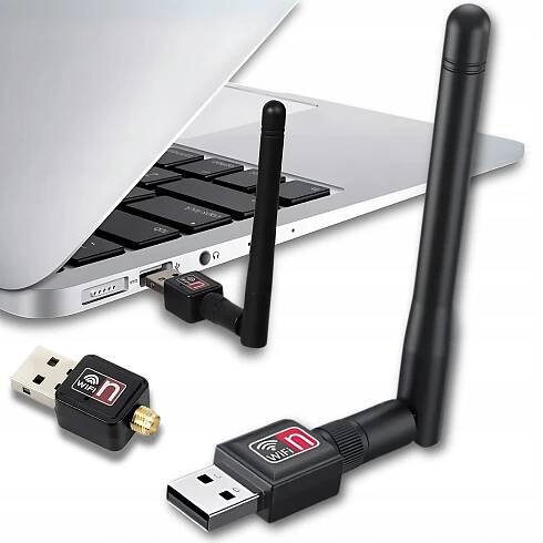 SÍŤOVÁ KARTA WI-FI 1200Mbps WIFI ADAPTÉR ANTÉNA USB EXTERNÍ