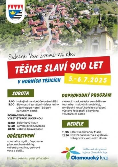 Těšice slaví 900 let ~ Kultura Hranice