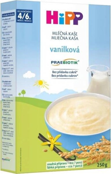 Hipp Praebiotik Mléčná kaše vanilková 250 g