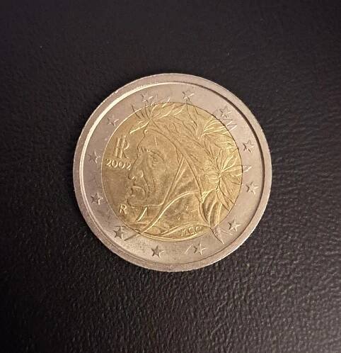 2 euro Dante Alighieri 2002 mince