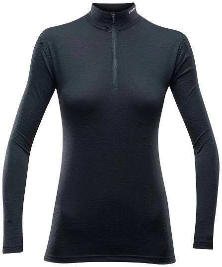 Devold Expedition Woman Zip Neck Black