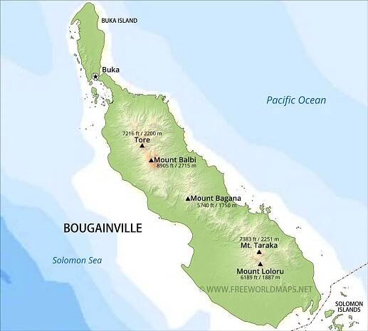 Bougainville Maps