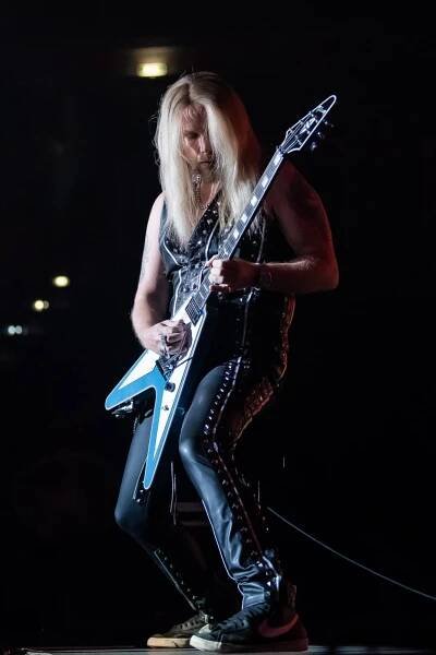 FOTOREPORT: V Praze se setkaly legendy. V O2 areně vystoupili Judas Priest, Saxon a Uriah Heep