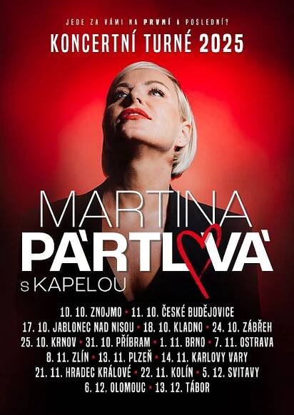 Martina Pártlová<br>První a poslední?<br>Koncertní turné 2025