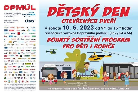 Dětský den otevřených dveří | Dopravní podnik města Ústí nad Labem