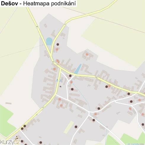 Dešov - mapy | Kurzy.cz