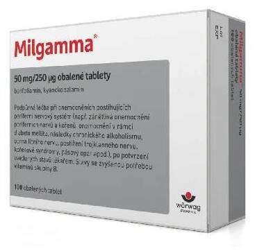 MILGAMMA 50MG/250MCG TBL OBD 100