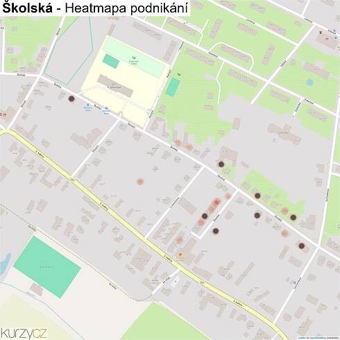 Školská - mapy | Kurzy.cz