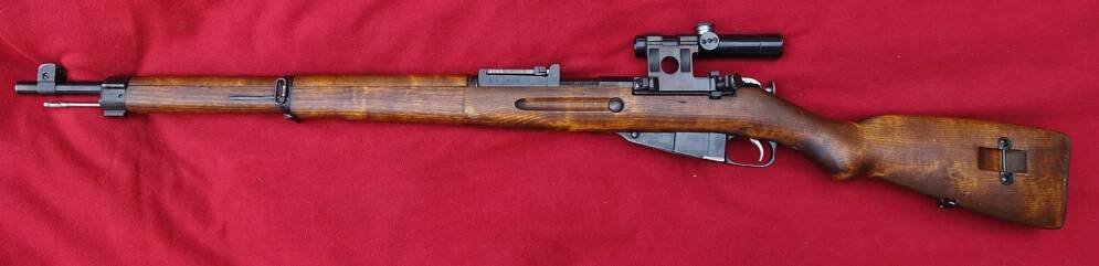Puška VKT M.39 (finský Mosin) - s originální sovětskou optikou PU - Sběratelské zbraně