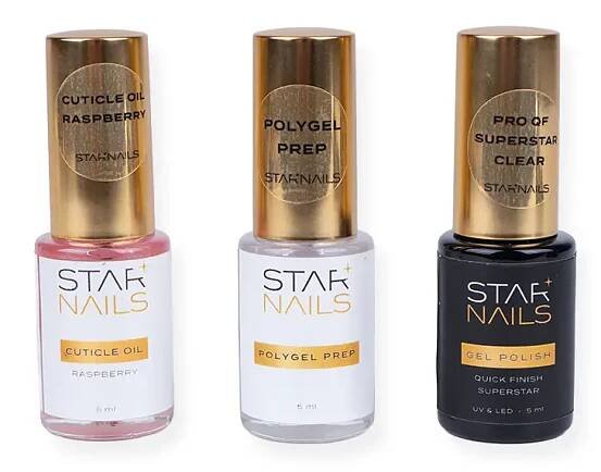 Sada STARNAILS Polygel Set Baby Pink - modeláž polygelem