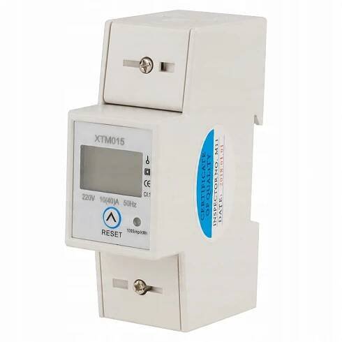 JEDNOFÁZOVÝ MĚŘIČ PROUDU 1-FÁZE 2P 10(40)A 220V