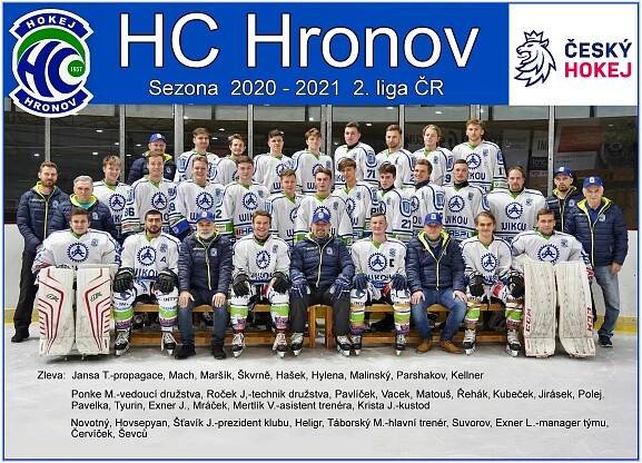 A-tým HC Wikov HRONOV pro sezónu 2020-21 | HC Wikov HRONOV
