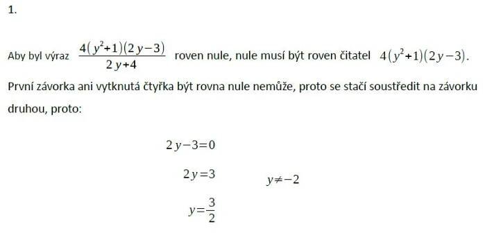 Didaktický test z matematiky - jaro 2017 - řešení úlohy 1