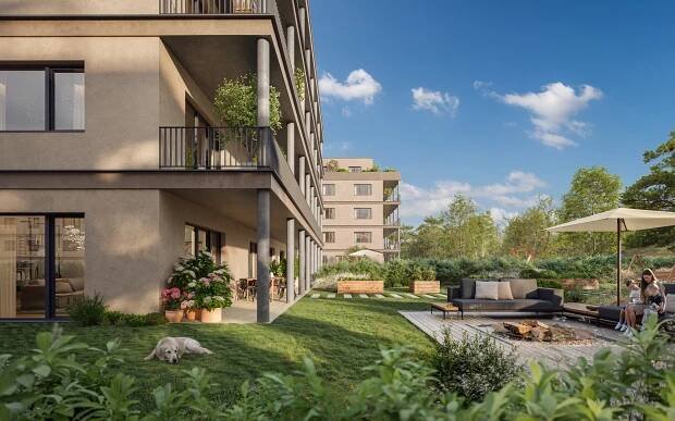 Ilustrativní vizualizace jsou pouze informativního charakteru a developer si vyhrazuje právo změny. - Prodej bytu 3+kk 70 m², Praha - Uhříněves