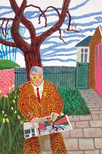 David Hockney ist jetzt 87 – und hat soeben die größte Ausstellung seiner Karriere in Paris eröffnet