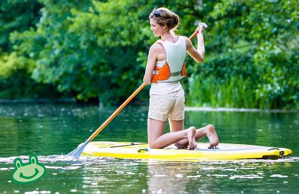 Padleboarding u nás Na Zeleném statku