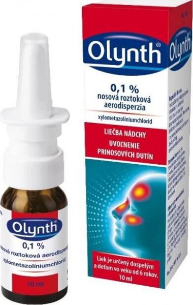 Olynth 0,1% nosní sprej 10 ml od 80 Kč