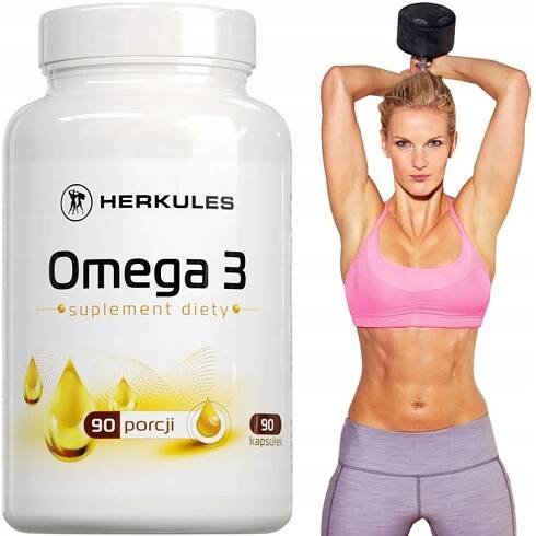 HERKULES Omega 3 90kaps. MASTNÉ KYSELINY EPA DHA RYBÍ OLEJ MOZEK SRDCE