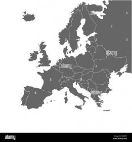Sintético 184+ Dibujo del mapa político de europa - Regalosconfoto.mx