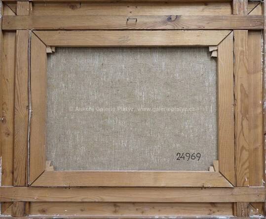 František Michl / Na návsi - detail aukce « Aukce « Aukční Galerie Platýz
